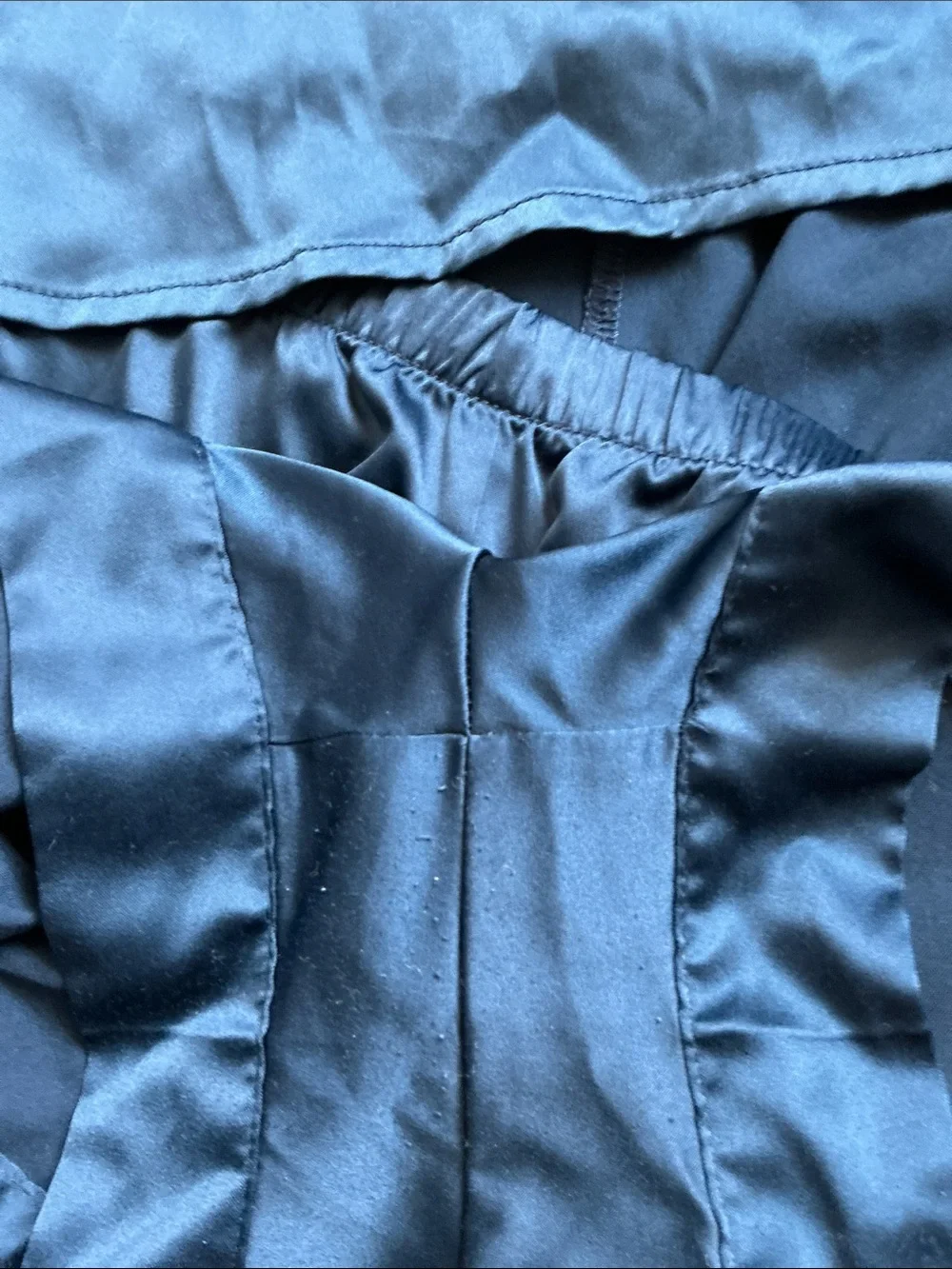 Stars Above Satin Cami & Shorts Sleep Set - Deep Blue xs